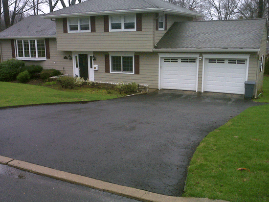 Before - Driveway & Landscape Enhanced Curb Appeal
