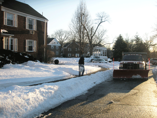 Side Walk Melting Agent and Snow Plow