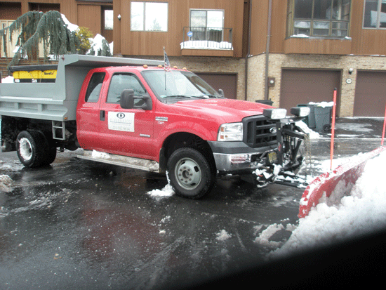 Plowing Snow to Access Garages